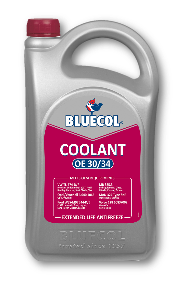 Antifreeze Bluecol Coolant OE 30/34 Extended Life Antifreeze
