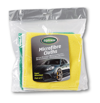 Triplewax Microfibre Cloth Triple Pack image