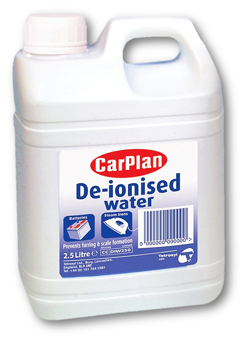 DeIonised Water CarPlan DeIonised Water