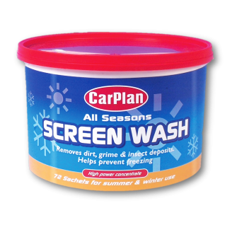 CarPlan All Seasons Screenwash Bucket - 72 Sachets image