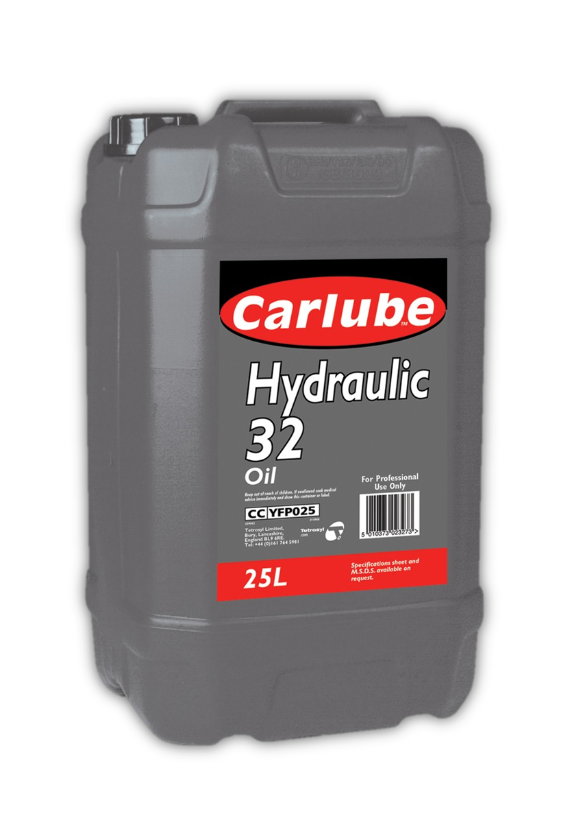 Hydraulic & Power Steering Fluids Carlube Hydraulic Oil 32 HM 25LTRS