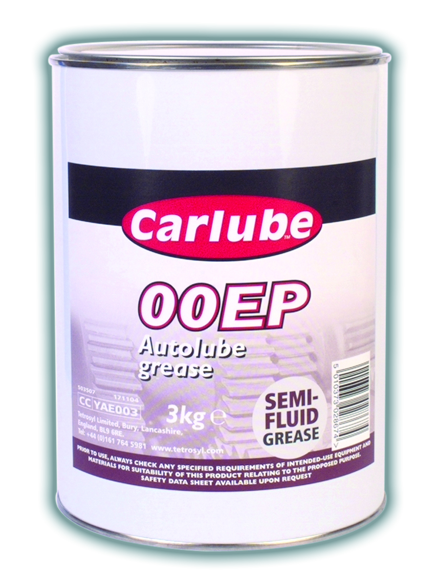 Greases Carlube YAE003 Autolube 00EP Extreme Pressure Grease 3kg