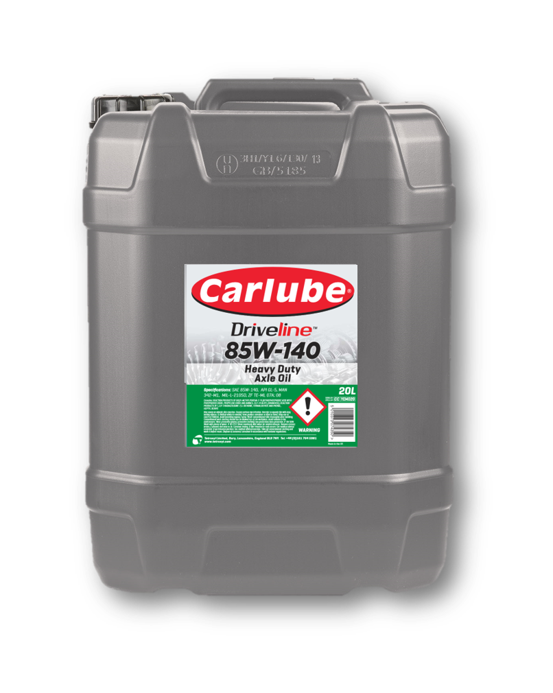 Axle Gear Oils Carlube Driveline Yzf020 75w 90 Fully Synthetic
